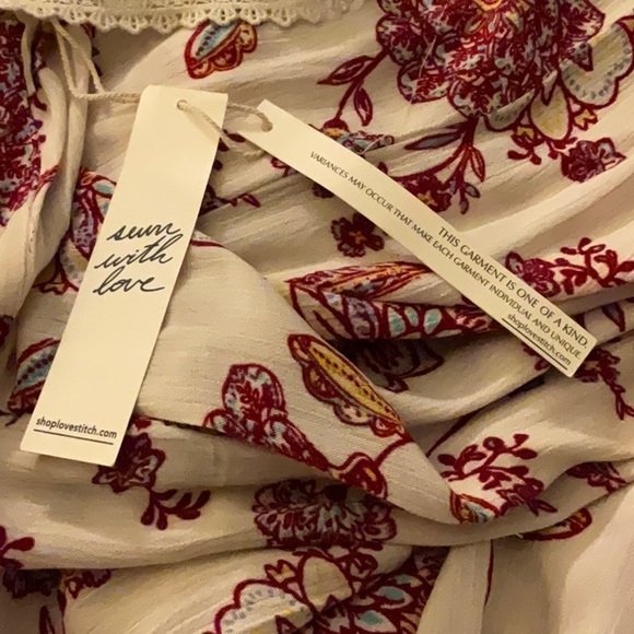 NWT Love Stitch floral maxi dress - Picture 5 of 5